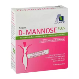 D-MANNOSE PLUS 2000 mg Sticks m.Vit.u.Mineralstof., 15X2.47 g
