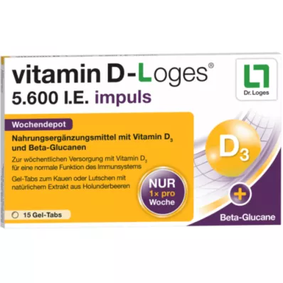 VITAMIN D-LOGES 5.600 I.E. impuls Wochendepot KTA, 15 St