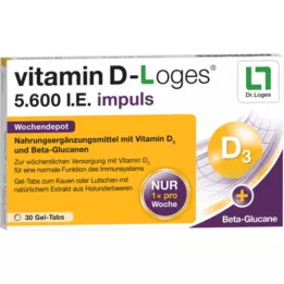 VITAMIN D-LOGES 5.600 I.E. impuls Wochendepot KTA, 30 St