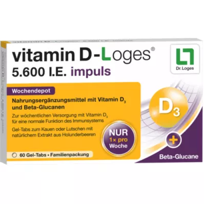 VITAMIN D-LOGES 5.600 I.E. impuls Wochendepot KTA, 60 St