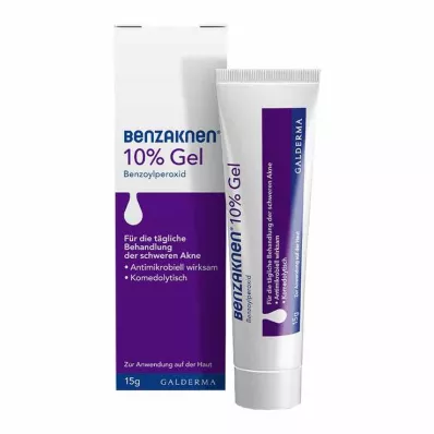 Benzaknen® 10% Gel bei mittelschwerer bis schwerer Akne, 15 g