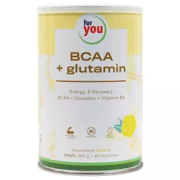 FOR YOU BCAA+glutamin Energy &amp; Recovery Zitrone, 480 g