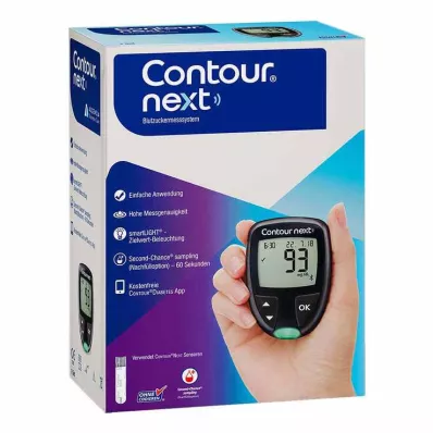 Contour Next Neu Set Blutzuckermessgerät mg / dl, 1 St