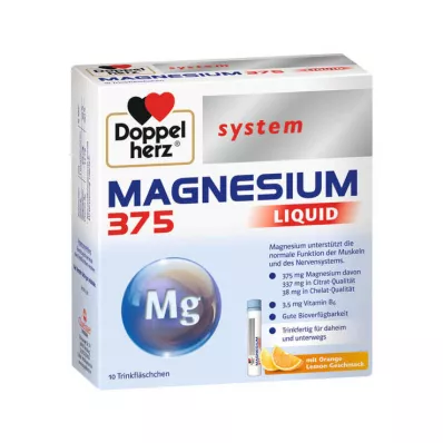 DOPPELHERZ Magnesium 375 Liquid system Trinkamp., 30 St