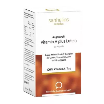 Sanhelios Augenwohl Vitamin A plus Lutein Kapseln, 60 St Sanhelios Augenwohl Vitamin A plus Lutein Kapseln, 60 St
