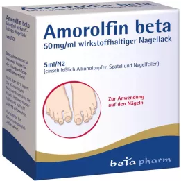AMOROLFIN beta 50 mg/ml wirkstoffhalt.Nagellack, 5 ml