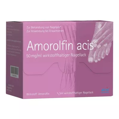 Amorolfin acis® 50 mg/ml wirkstoffhaltiger Nagellack, 3 ml