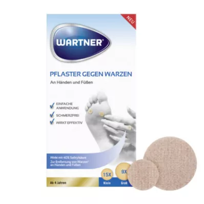 Wartner Pflaster gegen Warzen, 24 St