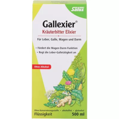 GALLEXIER Kräuterbitter Elixier Salus Flü.z.E., 500 ml