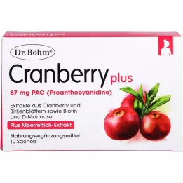 DR.BÖHM Cranberry plus Granulat, 10 St