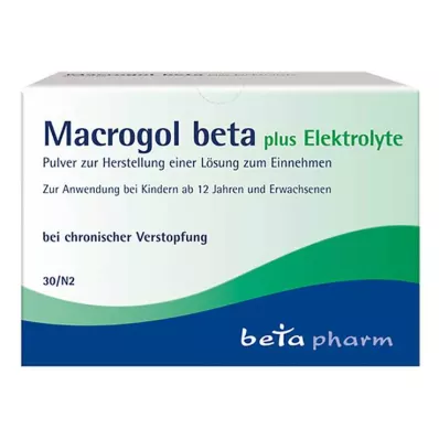 MACROGOL beta plus Elektrolyte Plv.z.H.e.L.z.Einn., 30 St