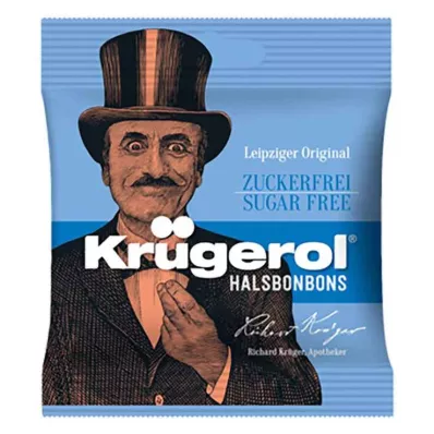 Krügerol Halsbonbons zuckerfrei, 50 g