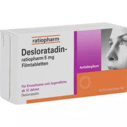 DESLORATADIN-ratiopharm 5 mg Filmtabletten, 50 St