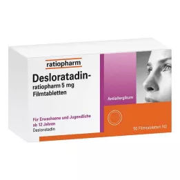 DESLORATADIN-ratiopharm 5 mg Filmtabletten, 50 St