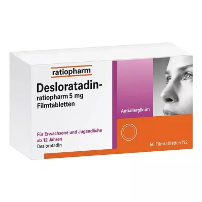 DESLORATADIN-ratiopharm 5 mg Filmtabletten, 50 St