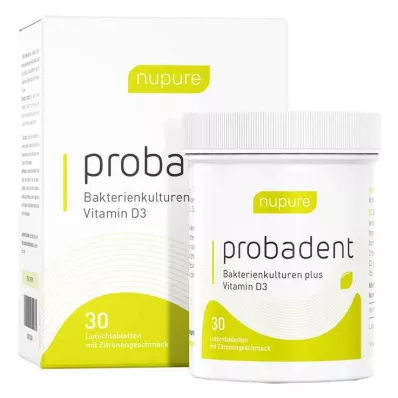 Nupure probadent lemon Mundflora Lutschtabletten, 30 St