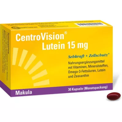 CENTROVISION Lutein 15 mg Kapseln, 30 St