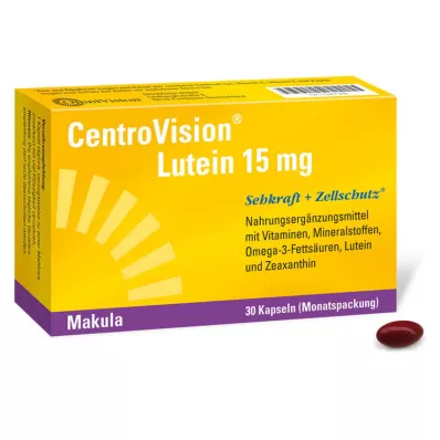 Centrovision Lutein 15 mg Kapseln, 30 St Centrovision Lutein 15 mg Kapseln, 30 St