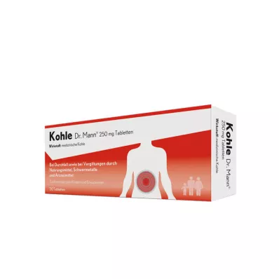 Kohle Dr. Mann 250 mg Tabletten, 20 St Kohle Dr. Mann 250 mg Tabletten, 20 St