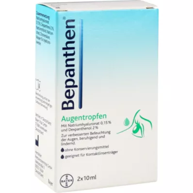 BEPANTHEN Augentropfen, 2X10 ml