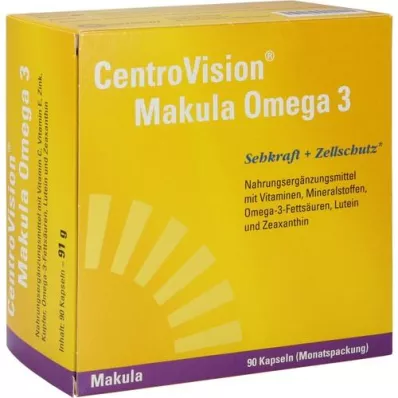 CENTROVISION Makula Omega-3 Kapseln, 90 St