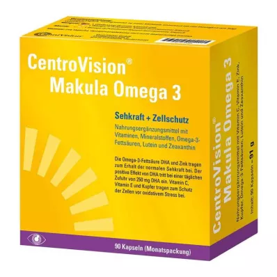 Centrovision Makula Omega-3 Kapseln, 90 St