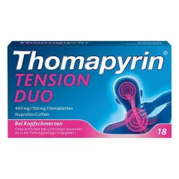 THOMAPYRIN TENSION DUO 400 mg/100 mg Filmtabletten, 18 St
