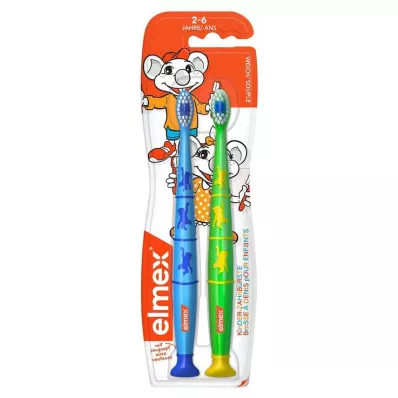 Elmex Kinder Zahnbürste Duo Pack, 2 St