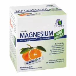 Magnesium 400 direkt Orange Portionssticks, 50X2.1 g