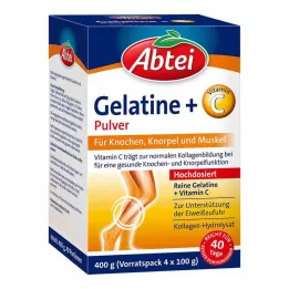 Abtei Gelatine Plus Vitamin C Pulver, 400 g