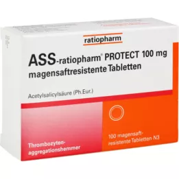 ASS-ratiopharm PROTECT 100 mg magensaftr.Tabletten, 100 St