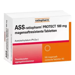 ASS-ratiopharm PROTECT 100 mg magensaftr.Tabletten, 100 St