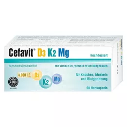 CEFAVIT D3 K2 Mg 4.000 I.E. Hartkapseln, 60 St