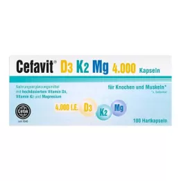 Cefavit D3 K2 Mg 4.000 I.E. Hartkapseln, 100 St