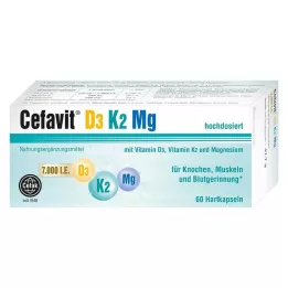 CEFAVIT D3 K2 Mg 7.000 I.E. Hartkapseln, 60 St