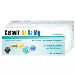 CEFAVIT D3 K2 Mg 7.000 I.E. Hartkapseln, 100 St