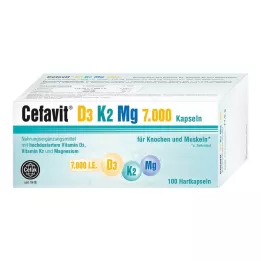 Cefavit D3 K2 Mg 7.000 I.E. Hartkapseln, 100 St