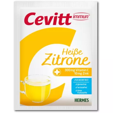 CEVITT immun heiße Zitrone zuckerfrei Granulat, 14 St