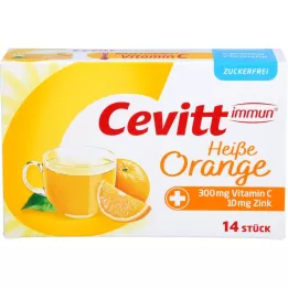 CEVITT immun heiße Orange zuckerfrei Granulat, 14 St