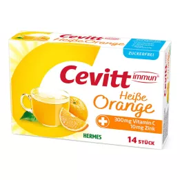 Cevitt immun heiße Orange zuckerfrei Granulat, 14 St