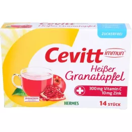CEVITT immun heißer Granatapfel zuckerfrei Gran., 14 St