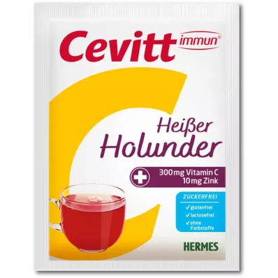 CEVITT immun heißer Holunder zuckerfrei Granulat, 14 St