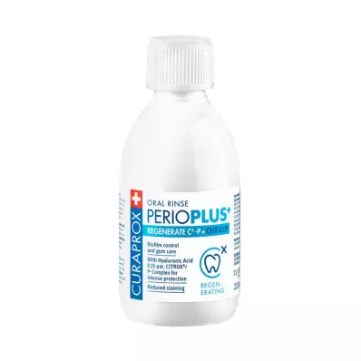CURAPROX perio Plus+ Regenerate Mundspül.CHX 0,09%, 200 ml