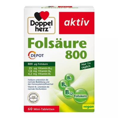 Doppelherz Folsäure 800 Depot Tabletten, 60 St Doppelherz Folsäure 800 Depot Tabletten, 60 St