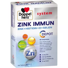 DOPPELHERZ Zink Immun Depot system Tabletten, 100 St