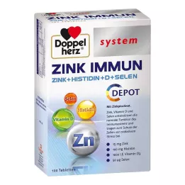 DOPPELHERZ Zink Immun Depot system Tabletten, 100 St