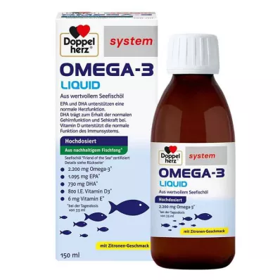 Doppelherz Omega-3 Liquid system, 150 ml Doppelherz Omega-3 Liquid system, 150 ml