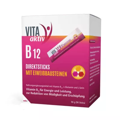 VITA AKTIV B12 Direktsticks mit Eiweißbausteinen, 90 St