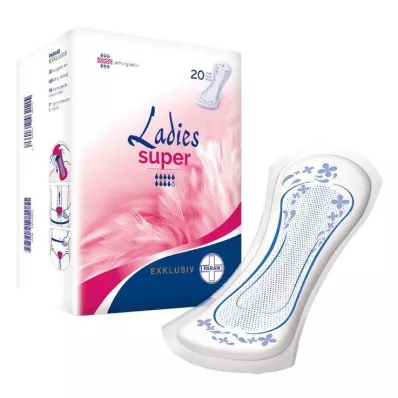Param Ladies Exklusiv Inkontinenz-Einl.super, 20 St Param Ladies Exklusiv Inkontinenz-Einl.super, 20 St
