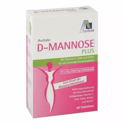 D-Mannose Plus 2000 mg Tabletten mit Vit.und Mineralstof., 60 St